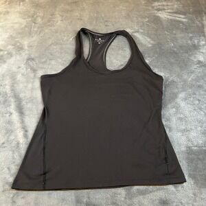 Athleta Racerback Workout Tank‎ Top Athletic Activewear Black Womens Extra Small